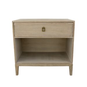 Sage Oak Wood Nightstand- Lillian Home