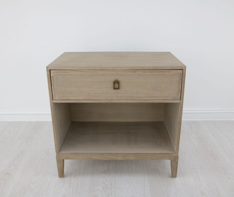 Sage Oak Wood Nightstand - Image 5