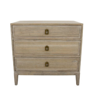 Selma Natural Oak Nightstand- Lillian Home