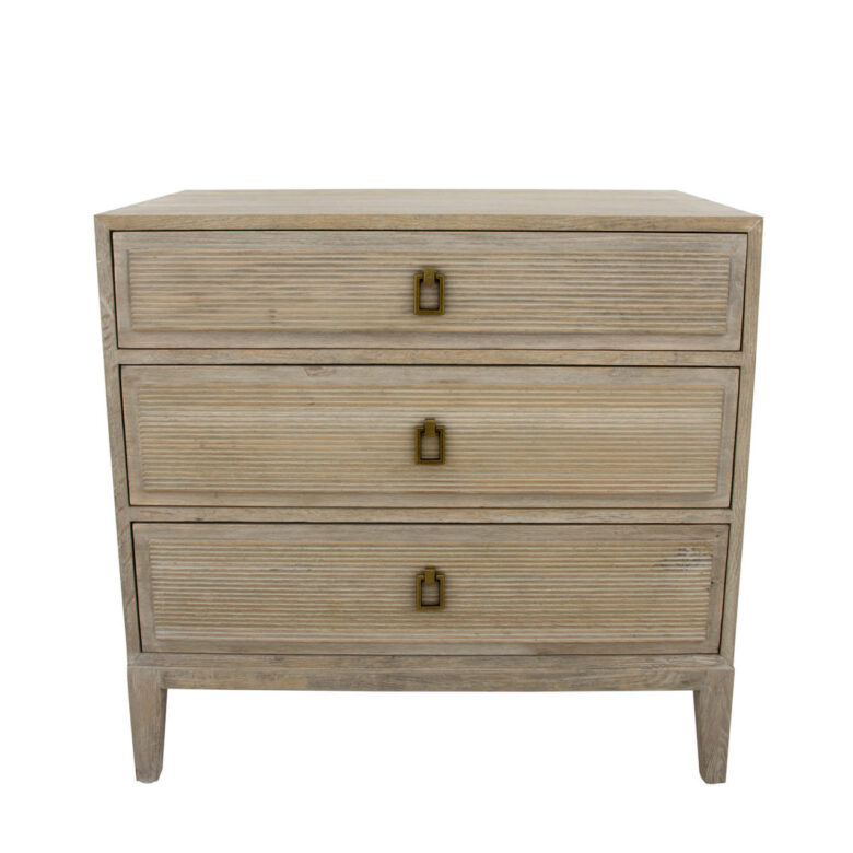 Selma Natural Oak Nightstand- Lillian Home