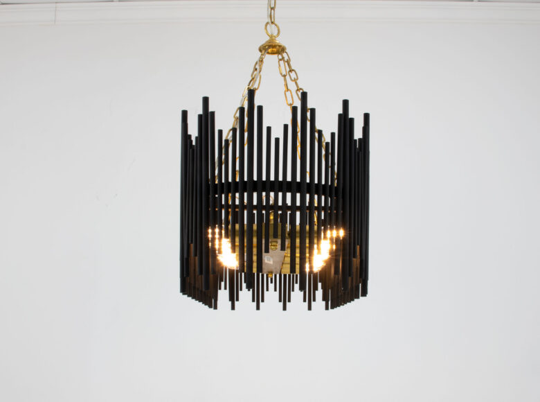 Atlas Black Oval Chandelier - Image 5