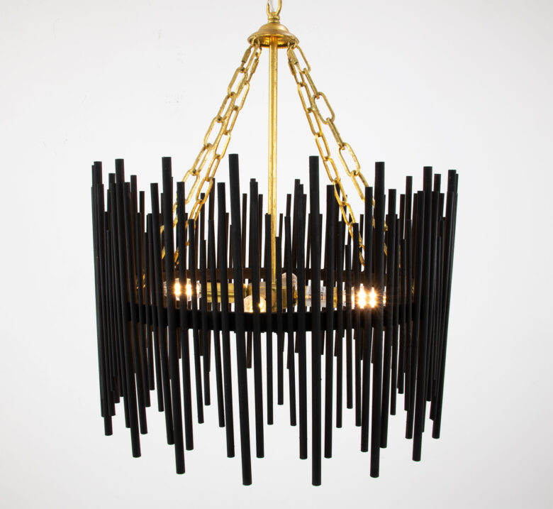 Atlas Black Small Chandelier - Image 2