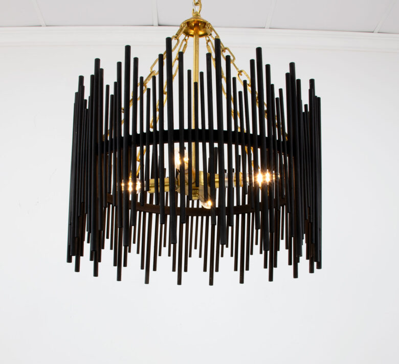 Atlas Black Small Chandelier - Image 5