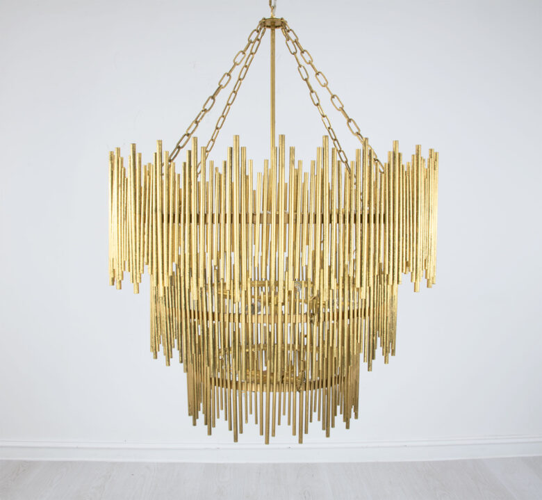 Atlas Gold 3 Tier Chandelier - Image 5