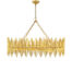 Atlas Gold Oval Chandelier- Lillian Home