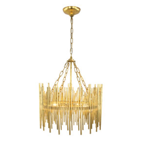 Atlas Gold Small Chandelier- Lillian Home