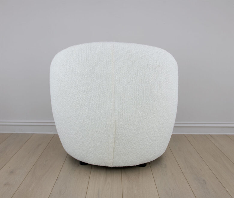 Kyle White Armchair - Image 5