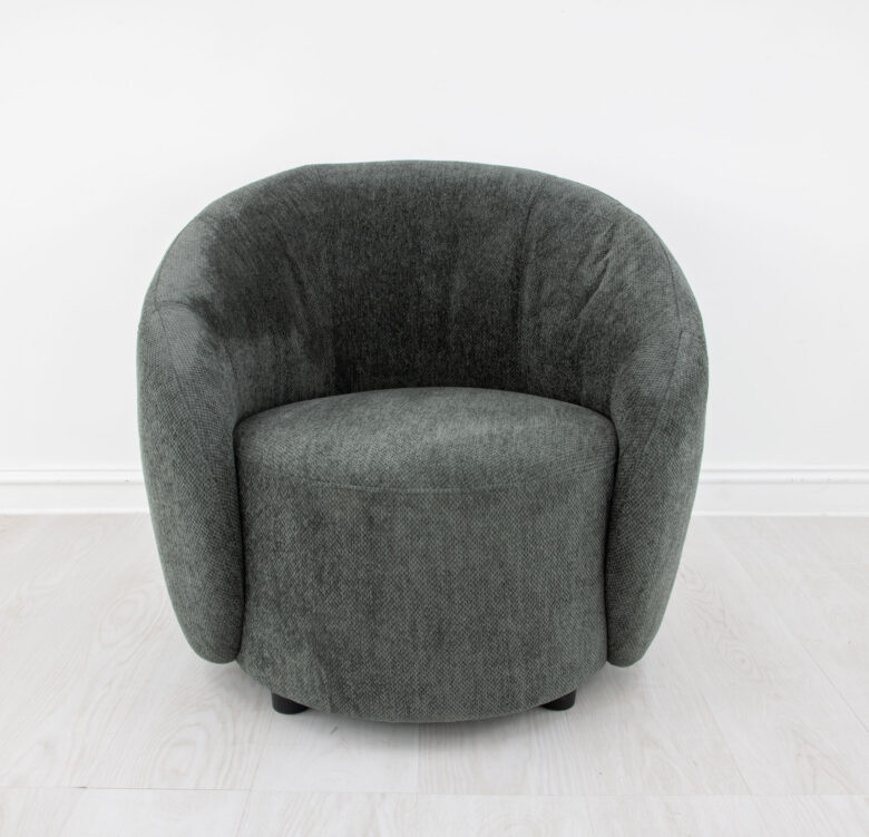 Kyle Grey Armchair- Lillian Home