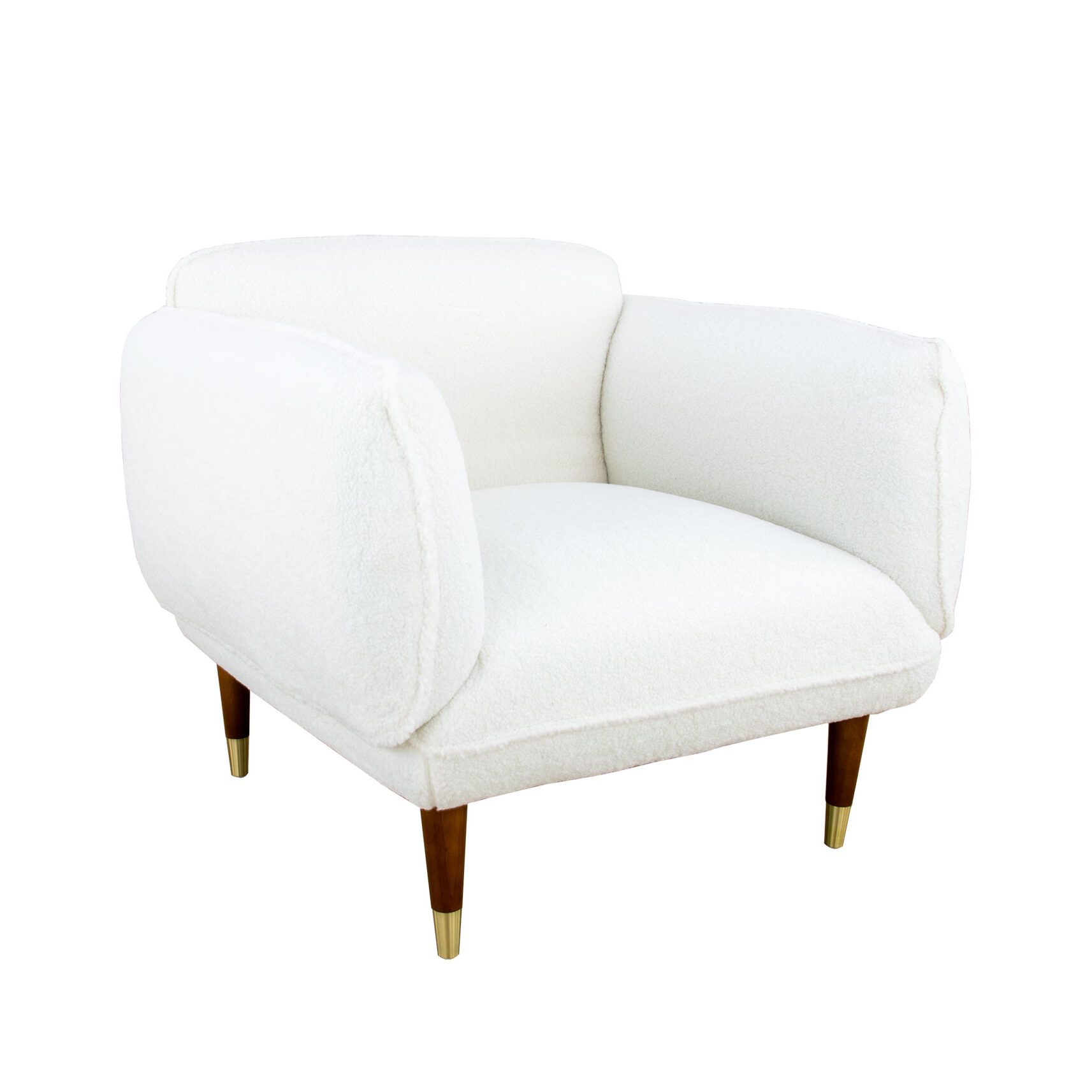 Lindsey White Armchair- Lillian Home