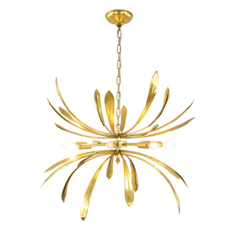 Lilly Gold Chandelier- Lillian Home