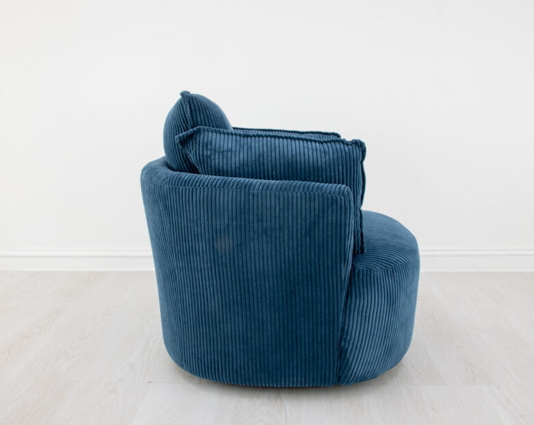 Maya Swivel Armchair Navy - Image 4