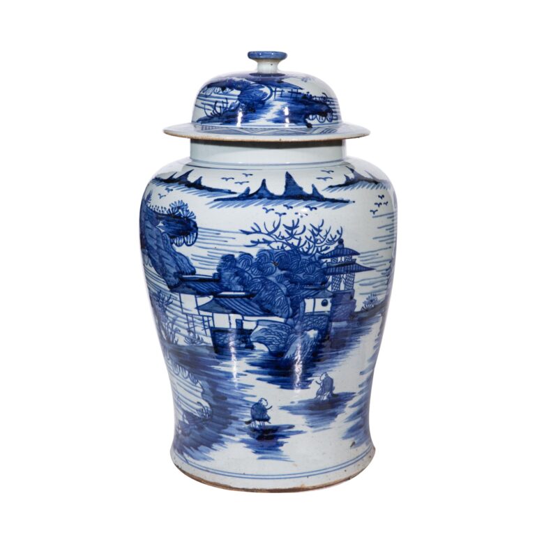 Dynasty Temple Jar Landscape