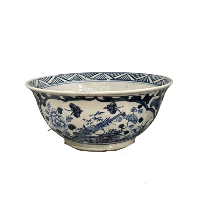 Small Dynasty Bowl Panel Flower Birds