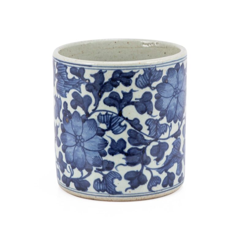 Small Dynasty Orchid Pot Peony Vine Motif