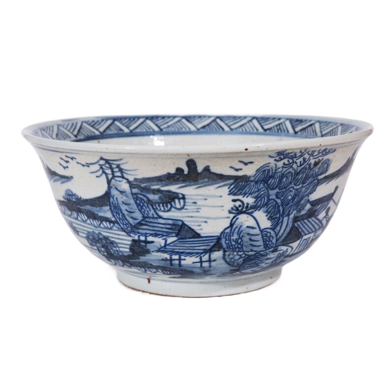 Dynasty Bowl Landscape Motif