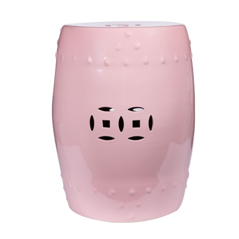 Blush Pink Garden Stool