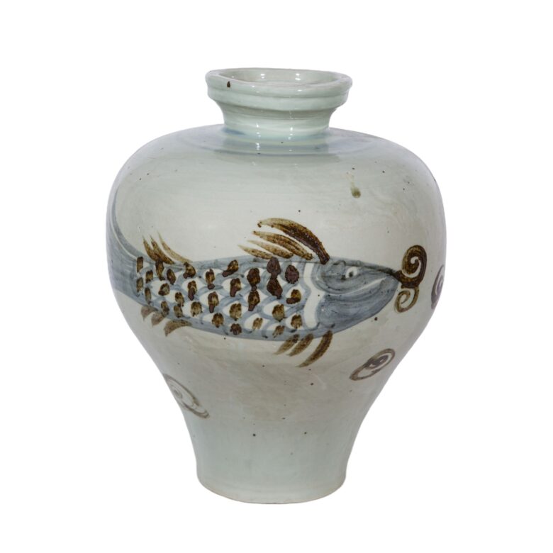 Fish Plum Vase Flip Lip