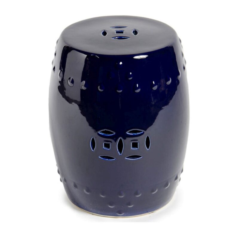 Garden Stool - Cobalt Blue