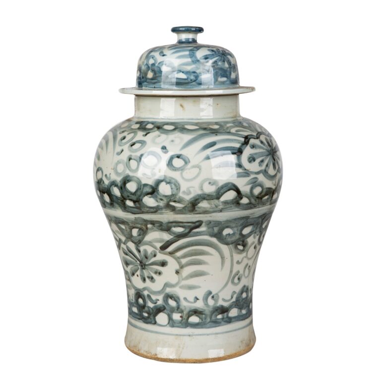 Sea Flower Temple Jar Small