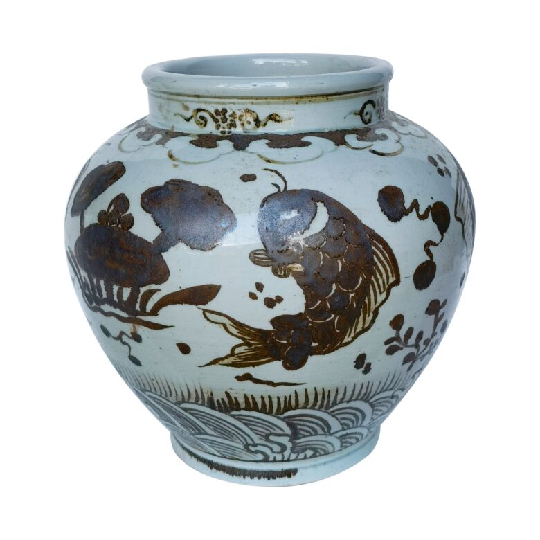 Rusty Brown Small Fish Jar