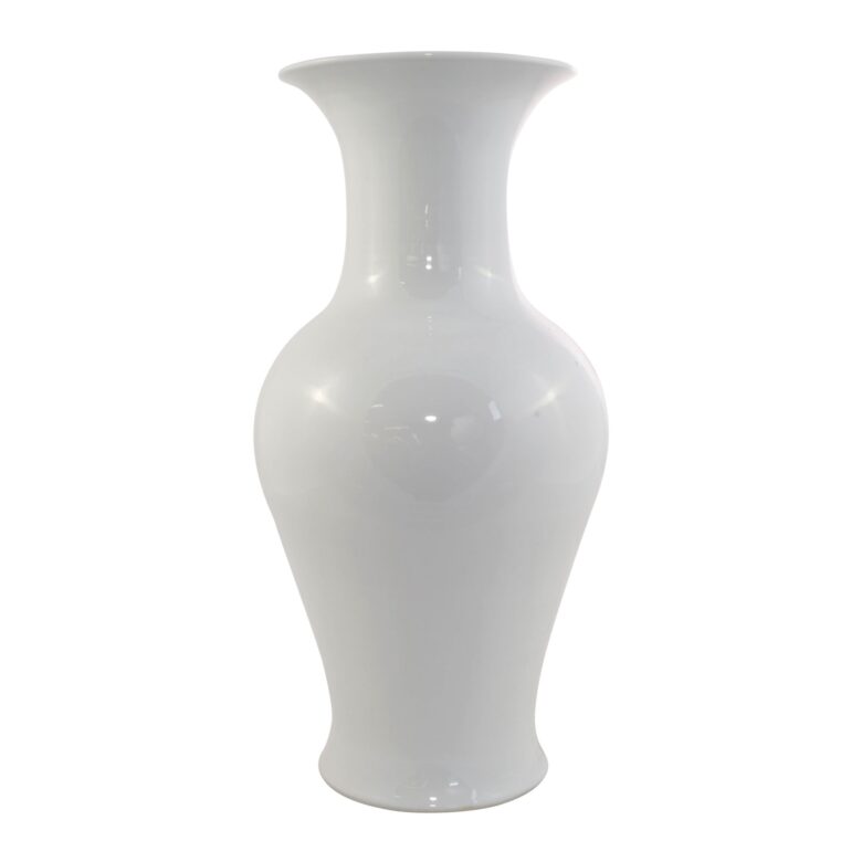 White Fishtail Vase