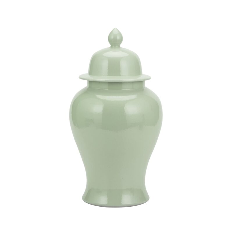 Celadon Temple Jar - S