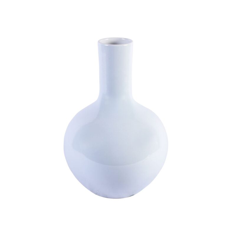 Globular Vase Icy Blue - S