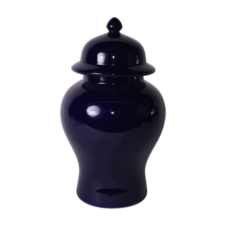 Cobalt Blue Temple Jar - M