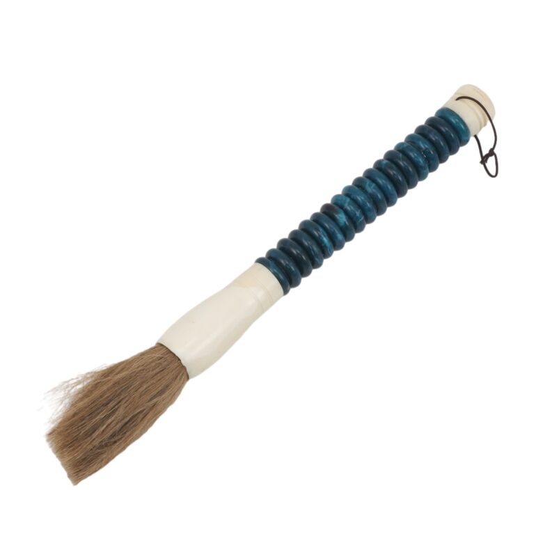 Turquoise Jade Disc Calligraphy Brush