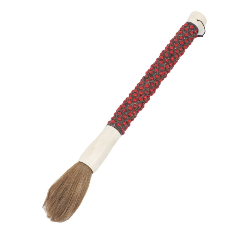 Large Red Colored Ball Calligraphy Brush