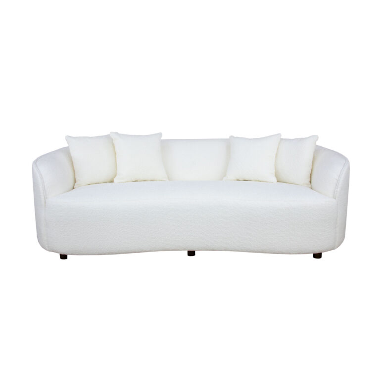 London Sofa White Cloud- Lillian Home