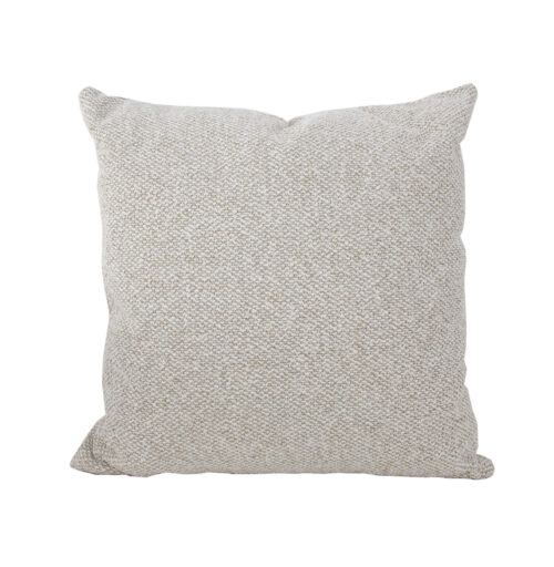 Textured Taupe Fabric Pillow- Lillian Home