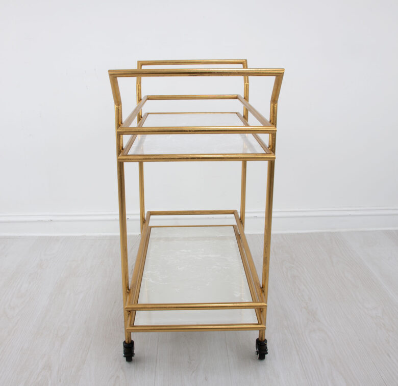 Mona Gold Bar Cart - Image 5