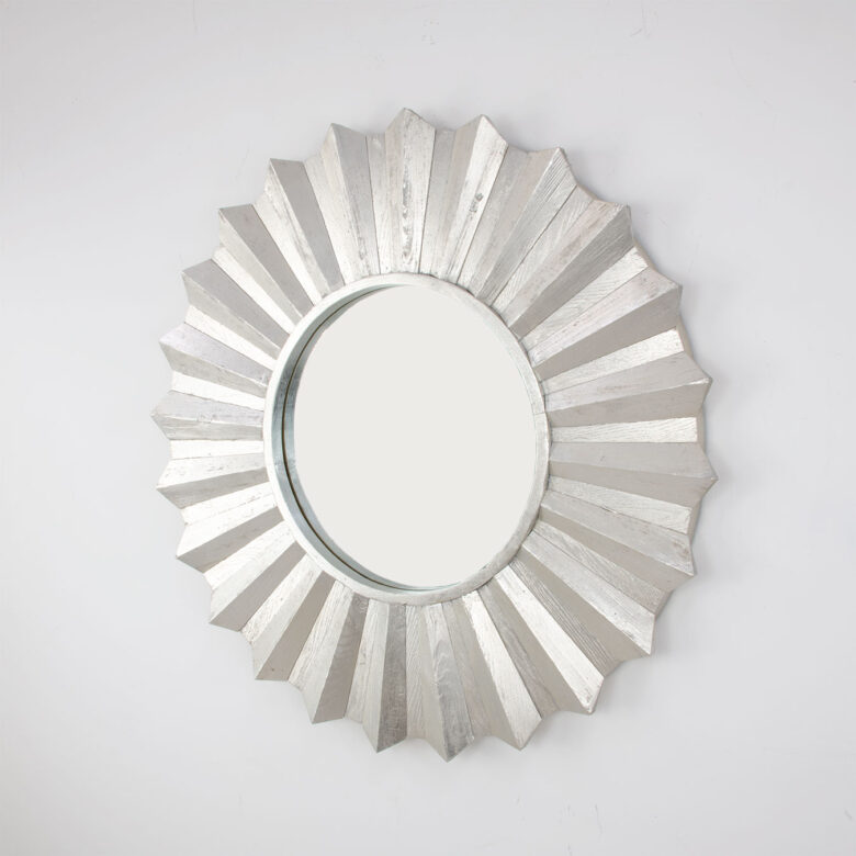 Louis Silver Sunburst Mirror - Image 2