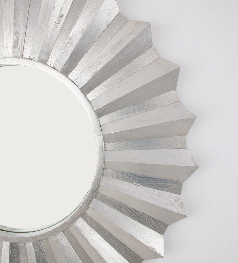 Louis Silver Sunburst Mirror - Image 4