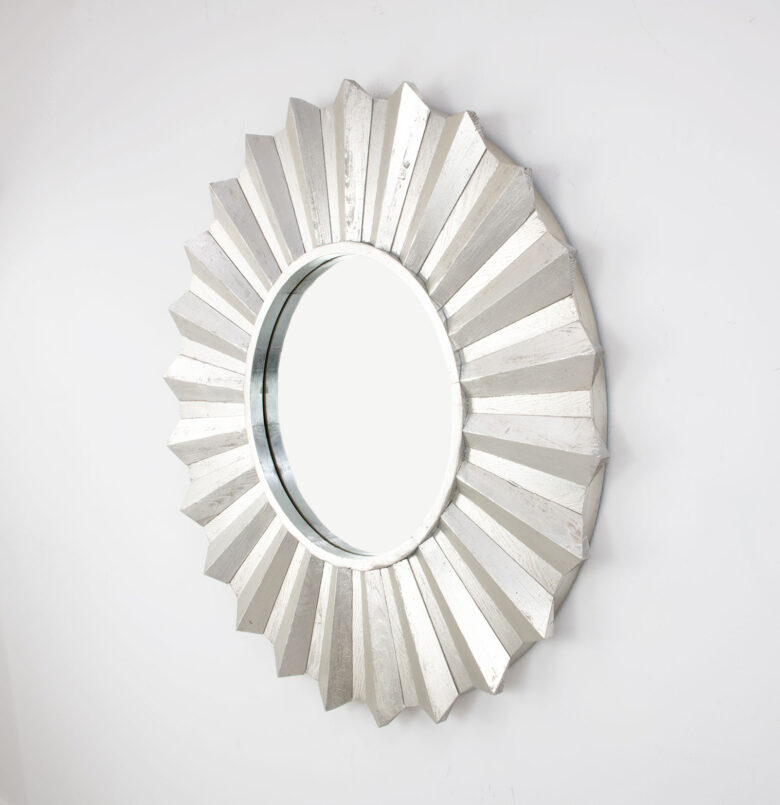 Louis Silver Sunburst Mirror - Image 3