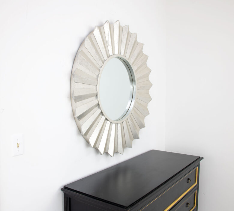 Louis Silver Sunburst Mirror - Image 6