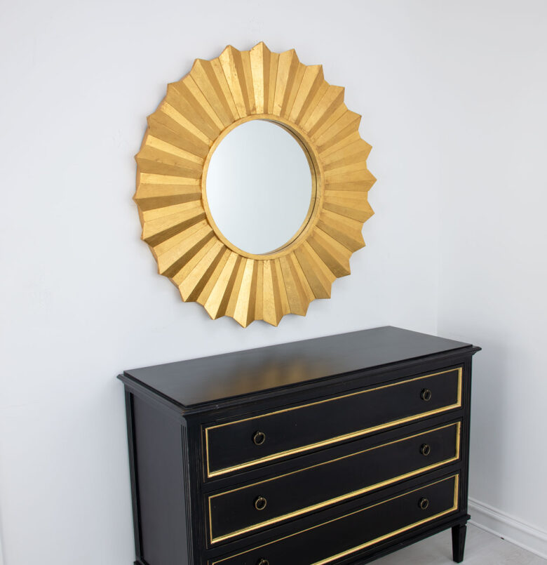 Louis Gold Sunburst Mirror - Image 6