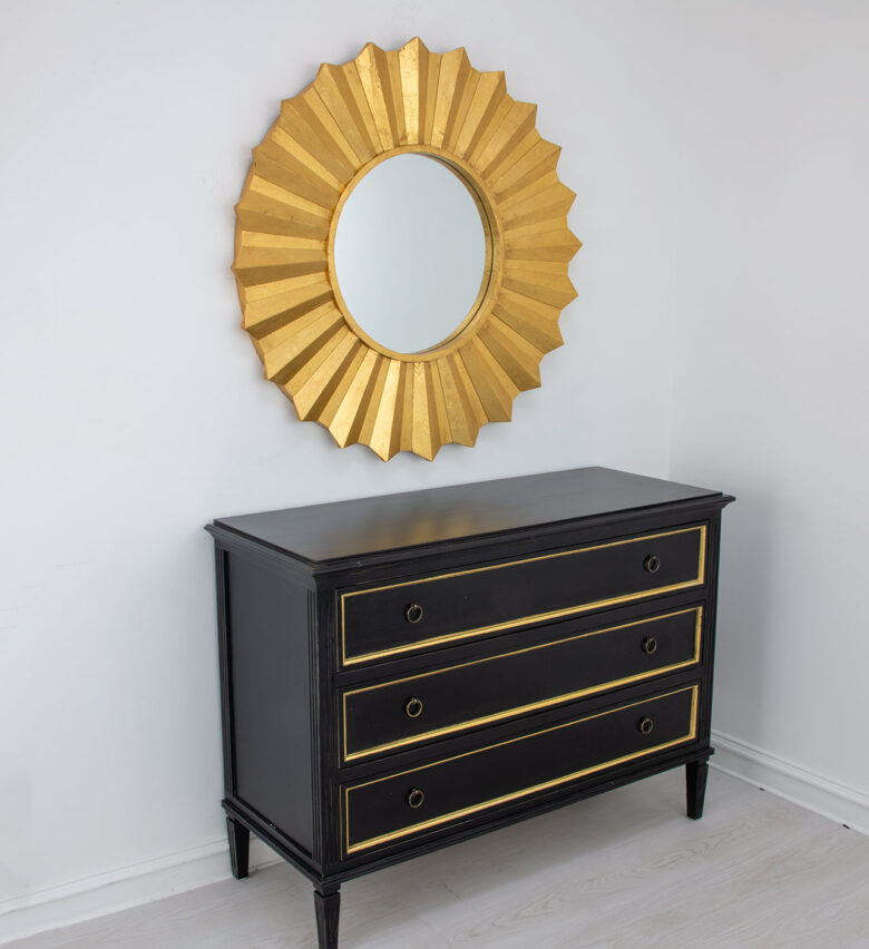 Louis Gold Sunburst Mirror - Image 7