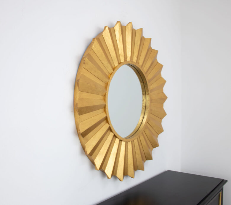 Louis Gold Sunburst Mirror - Image 8