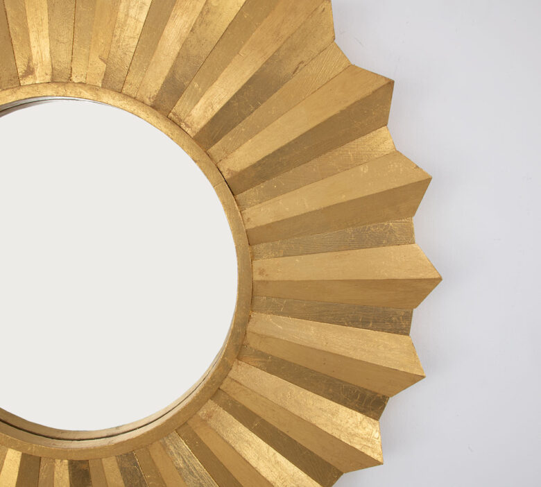 Louis Gold Sunburst Mirror - Image 5