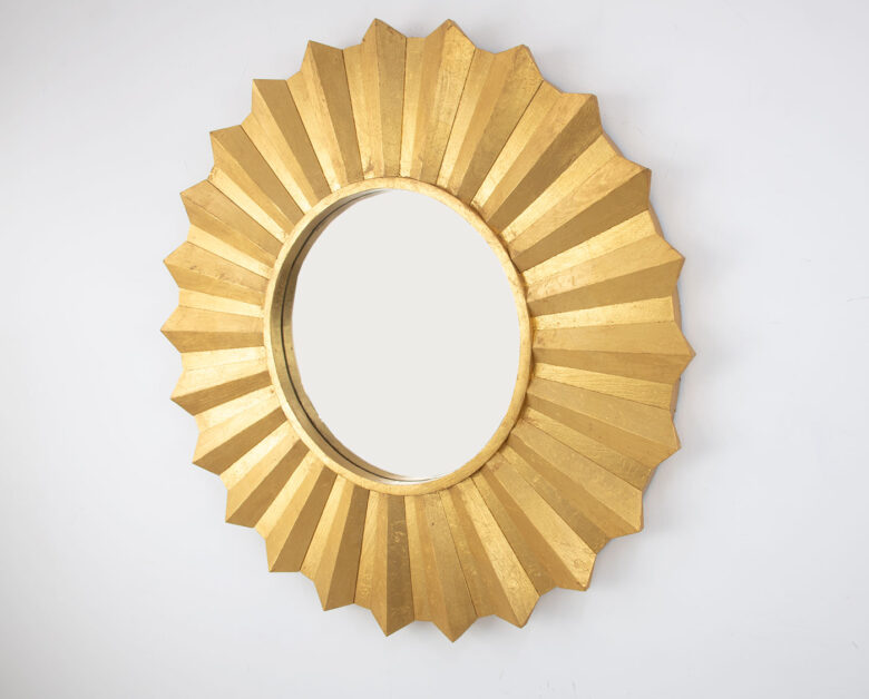 Louis Gold Sunburst Mirror - Image 2