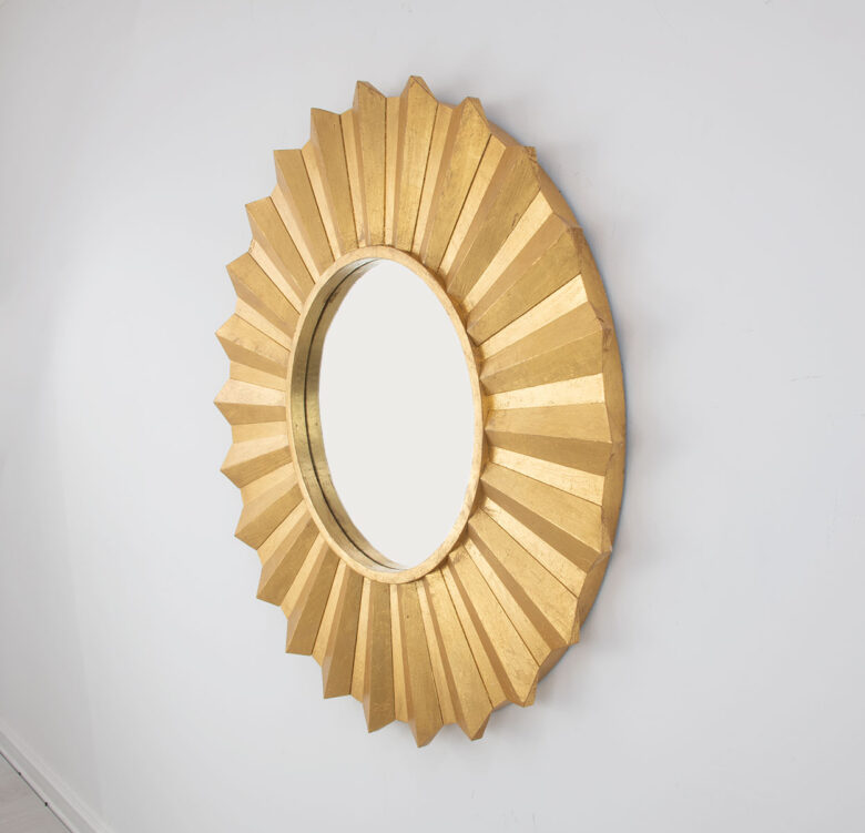 Louis Gold Sunburst Mirror - Image 4