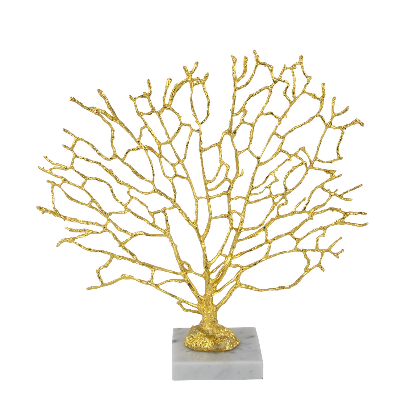 Gold Metal Coral- Lillian Home