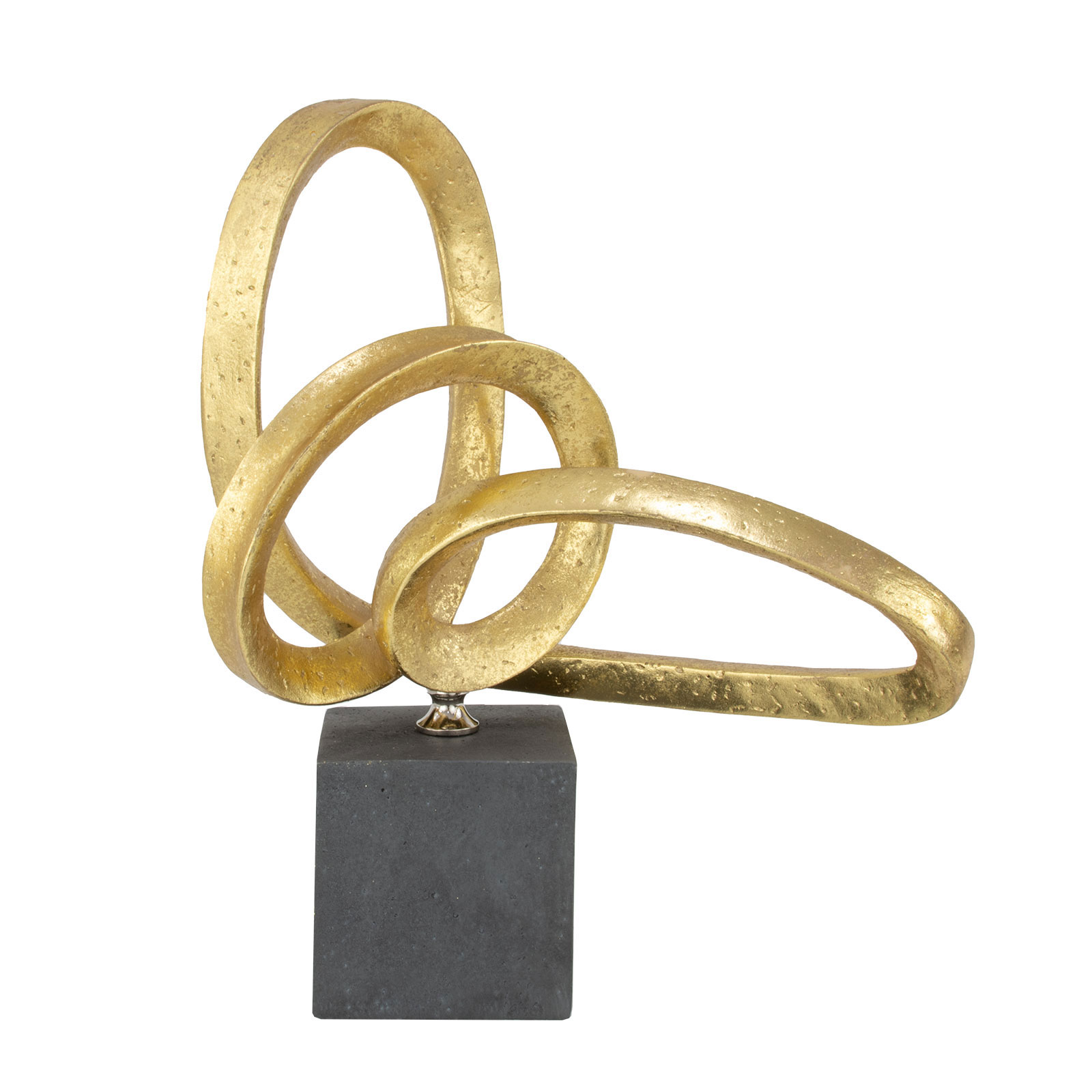 Gold Abstract Sculpture- Lillian Home