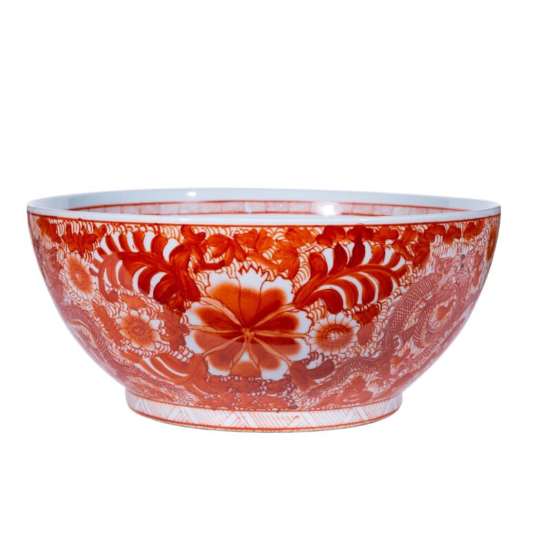 Orange Dragon Flower Bowl