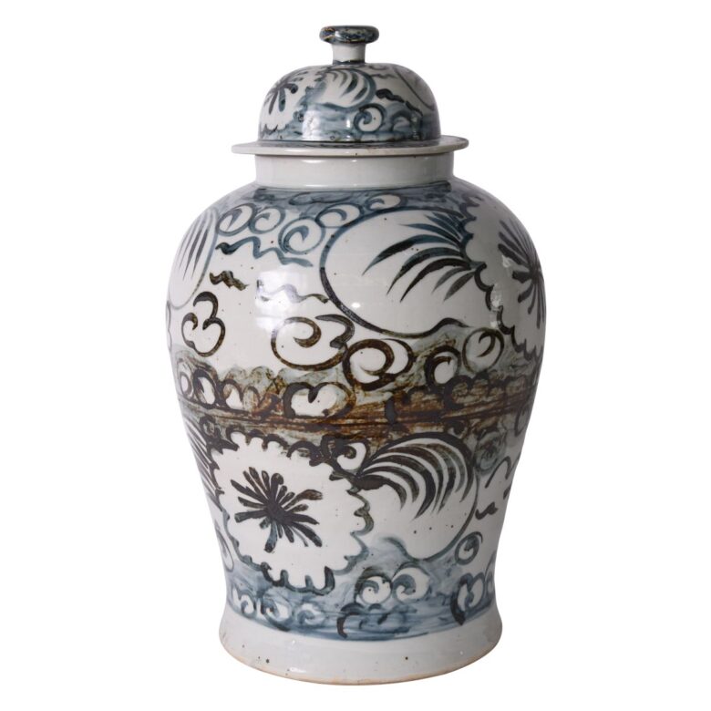 Sea Flower Temple Jar Large