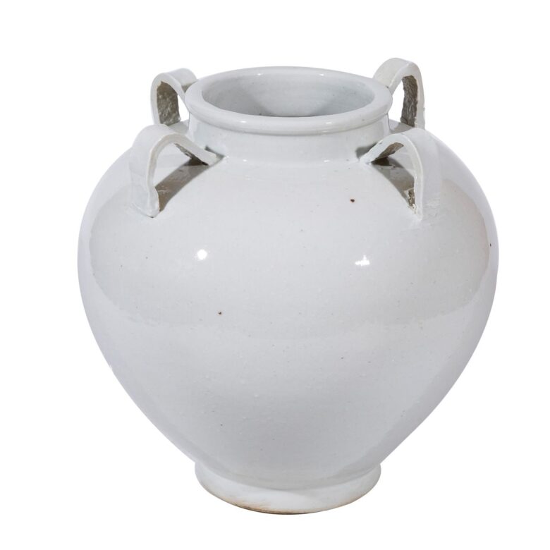 Busan White Ear Jar Small