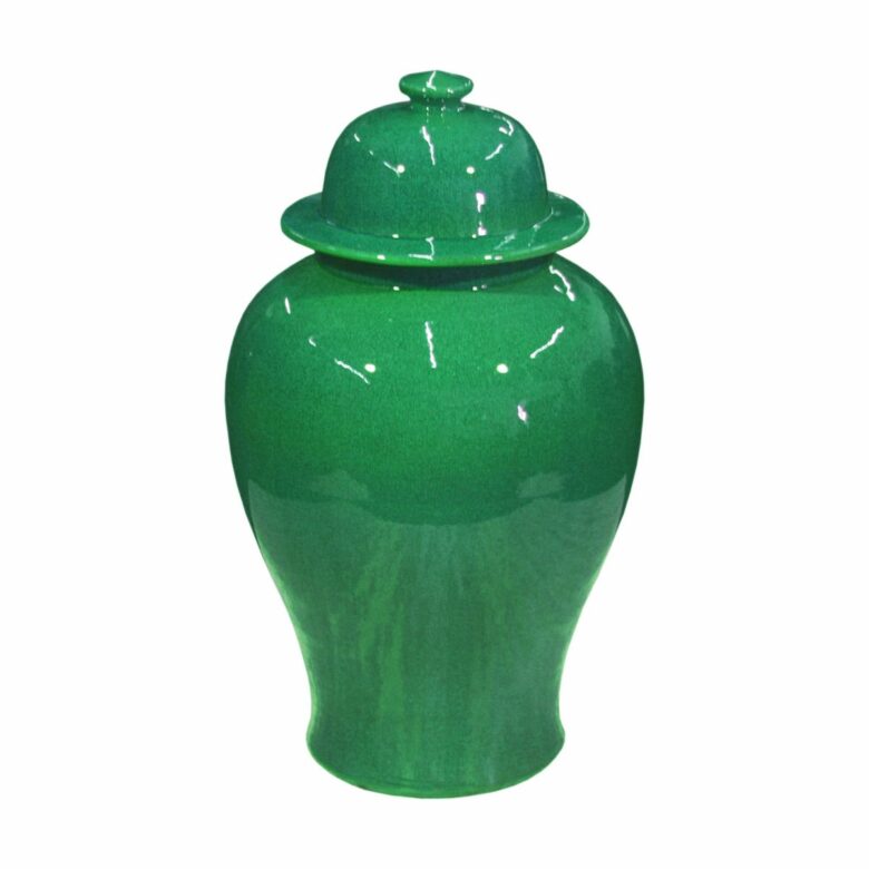 Emerald Green Temple Jar