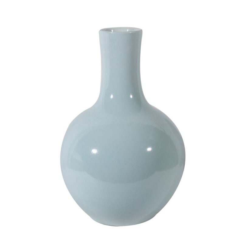 Globular Vase Icy Blue - Large